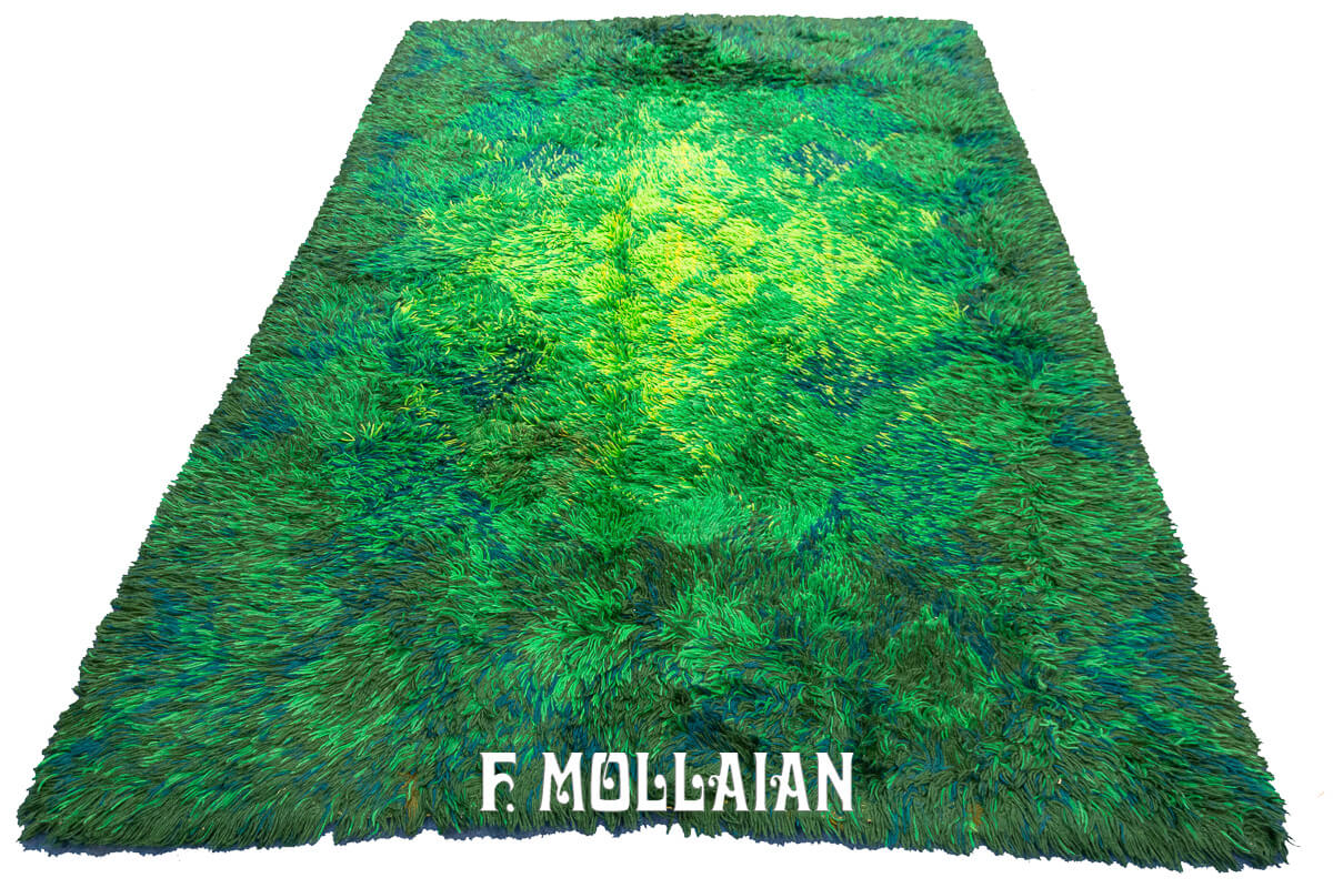 Rya Swedish Rug Green Tone Color n°:54760125